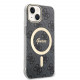 Juodas dėklas Apple iPhone 13 telefonui "Guess 4G IML MagSafe Compatible Case"