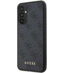 Pilkas dėklas Samsung Galaxy A34 5G telefonui "Guess 4G Case"