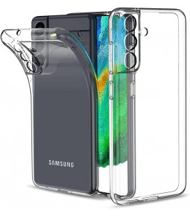 Skaidrus dėklas su kameros apsauga Samsung Galaxy S22 telefonui "Clear Case 2mm"