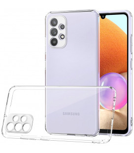 Skaidrus dėklas su kameros apsauga Samsung Galaxy A52 / A52s telefonui "Clear Case 2mm"