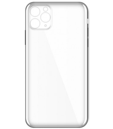 Skaidrus dėklas su kameros apsauga Apple iPhone 11 Pro Max telefonui "Clear Case 2mm"