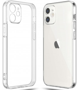 Skaidrus dėklas su kameros apsauga Apple iPhone 12 Mini telefonui "Clear Case 2mm"