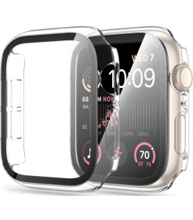 Skaidrus dėklas Apple Watch 4 / 5 / 6 / SE 1 / 2 / 3 (44MM) laikrodžiui "Tech-Protect Defense360"