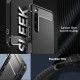 Matinis juodas dėklas Sony Xperia 1 V telefonui "Spigen Rugged Armor"