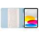 Mėlynas atverčiamas dėklas + klaviatūra Apple iPad 10.9 2022 planšetei "Tech-Protect SC Pen + Keyboard"