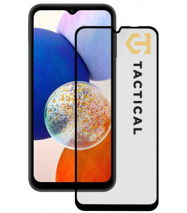 Juodas apsauginis grūdintas stiklas Samsung Galaxy A14 5G telefonui "Tactical Glass Shield 5D"