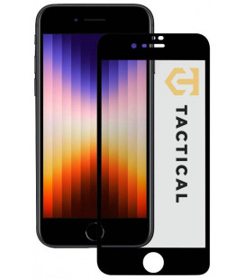 Juodas apsauginis grūdintas stiklas Apple iPhone 7 / 8 / SE 2020 / SE 2022 telefonui "Tactical Glass Shield 5D"