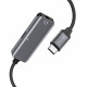 Juodas adapteris - šakotuvas telefonui Type-C - Type-C / AUX 3,5mm "Tech-Protect Ultraboost"
