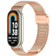 Rausvai auksinės spalvos apyrankė Xiaomi Smart Band 8 / 9 / 10 / NFC laikrodžiui "Tech-Protect Milaneseband"