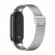 Sidabrinės spalvos apyrankė Xiaomi Smart Band 8 / 9 / 10 / 11 / NFC laikrodžiui "Tech-Protect Milaneseband"