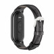 Juoda apyrankė Xiaomi Smart Band 8 / 9 / NFC laikrodžiui "Tech-Protect Leatherfit"