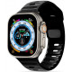 Juoda apyrankė Apple Watch 4 / 5 / 6 / 7 / 8 / 9 / SE / Ultra 1 / 2 (42 / 44 / 45 / 49 mm) laikrodžiui "Tech-Protect Iconband Li