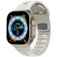 Šviesiai pilka apyrankė Apple Watch 8 / 9 / 10 / 11 / SE / ULTRA (44 / 45 / 46 / 49 MM) "Tech-Protect Iconband Line"