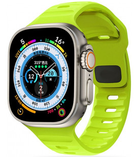 Žalia apyrankė Apple Watch 8 / 9 / 10 / 11 / SE / ULTRA (44 / 45 / 46 / 49 MM) "Tech-Protect Iconband Line"