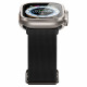 Pilkas (Titanium) apsauginis grūdintas stiklas Apple Watch Ultra 1 / 2 / 3 (49mm) laikrodžiui "Spigen Glas.TR Slim Pro"