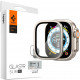 Pilkas (Titanium) apsauginis grūdintas stiklas Apple Watch Ultra 1 / 2 / 3 (49mm) laikrodžiui "Spigen Glas.TR Slim Pro"