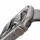 Juodas / oranžinis dėklas Apple Watch 4 / 5 / 6 / SE 1 / 2 / 3 (44MM) laikrodžiui "Tech-Protect Defense360"