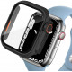 Juodas / oranžinis dėklas Apple Watch 7 / 8 / 9 (45mm) laikrodžiui "Tech-Protect Defense360"