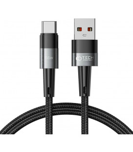 Pilkas laidas USB - Type-C 66W / 6A 100cm "Tech-Protect Ultraboost"