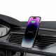 Juodas automobilinis magnetinis telefono laikiklis su 15W belaidžiu krovimu "Tech-Protect MM15W-V1 Vent Manetic Magsafe"