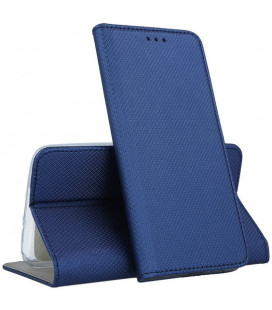 Mėlynas atverčiamas dėklas Xiaomi Poco M4 5G / Poco M5 / Redmi 10 5G telefonui "Smart Magnet"