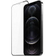 Juodas apsauginis grūdintas stiklas Apple iPhone 12 / 12 Pro telefonui "Dux Ducis TG"