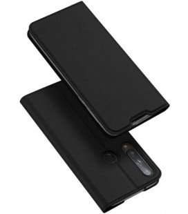 Juodas atverčiamas dėklas Huawei P40 Lite E telefonui "Dux Ducis Skin Pro"