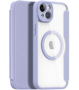Violetinis atverčiamas dėklas Apple iPhone 14 Plus telefonui "Dux Ducis Skin X Pro"