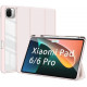 Rožinis atverčiamas dėklas Xiaomi Pad 6 / 6 Pro planšetei "Dux Ducis Toby"