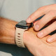 Oranžinė apyrankė Apple Watch 4 / 5 / 6 / 7 / 8 / 9 / SE (38 / 40 / 41 mm) laikrodžiui "Tech-Protect Iconband Line"