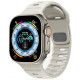 Šviesiai pilka apyrankė Apple Watch 4 / 5 / 6 / 7 / 8 / 9 / SE (38 / 40 / 41 mm) laikrodžiui "Tech-Protect Iconband Line"