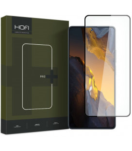 Juodas apsauginis grūdintas stiklas Xiaomi Poco F5 telefonui "HOFI Glass Pro+"
