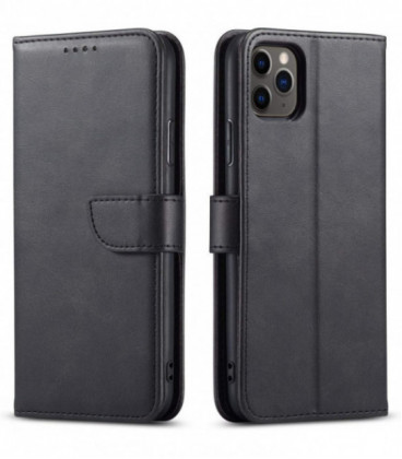 Dėklas Wallet Case Samsung A145 A14 4G/A146 A14 5G juodas