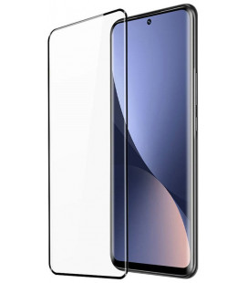 Juodas apsauginis grūdintas stiklas Xiaomi 12 / 12X telefonui "Dux Ducis TG"