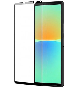 Juodas apsauginis grūdintas stiklas Sony Xperia 10 IV telefonui "Dux Ducis TG"