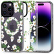Dėklas su gėlėmis Apple iPhone 14 Pro Max telefonui "Tech-Protect MAGMood Magsafe White Daisy"