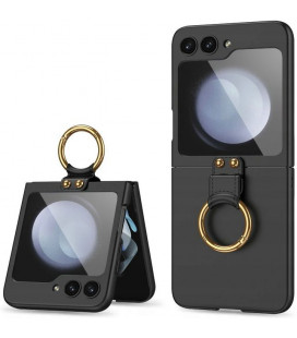 Juodas dėklas Samsung Galaxy Z Flip 5 telefonui "Tech-Protect Icon Ring"