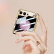 Juodas dėklas Samsung Galaxy Z Flip 5 telefonui "Tech-Protect Mood Marble"