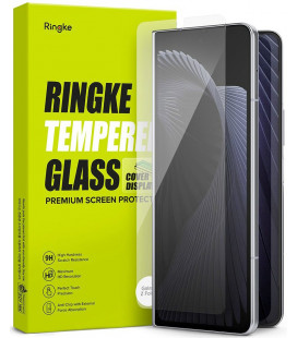 Apsauginis grūdintas stiklas išoriniam ekranui Samsung Galaxy Z Fold 5 telefonui "Ringke TG"