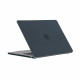Matinis juodas dėklas Apple MacBook Air 15 M2 / M3 / 2023-2024 kompiuteriui "Tech-Protect Smartshell"