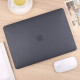 Matinis juodas dėklas Apple MacBook Air 15 M2 / M3 / M4 / 2023-2025 kompiuteriui "Tech-Protect Smartshell"