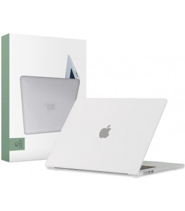 Matinis skaidrus dėklas Apple MacBook Air 15 M2 / M3 / M4 / 2023-2025 kompiuteriui "Tech-Protect Smartshell"