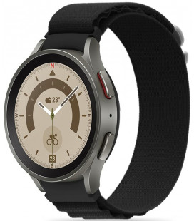 Juoda apyrankė Samsung Galaxy Watch 4 / 5 / 5 Pro / 6 laikrodžiui "Tech-Protect Nylon Pro"