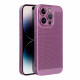 Purpurinis perforuotas dėklas Apple iPhone 14 Pro telefonui "Breezy Case"