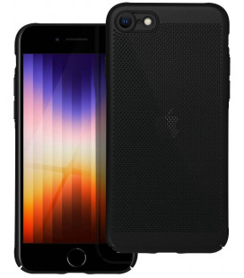 Juodas perforuotas dėklas Apple iPhone 7 / 8 / SE 2020 / SE 2022 telefonui "Breezy Case"