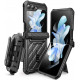 Juodas dėklas Samsung Galaxy Z Flip 5 telefonui "Supcase Unicorn Beetle Pro"