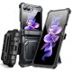 Juodas dėklas Samsung Galaxy Z Flip 5 telefonui "Supcase IBLSN Armorbox"