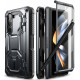 Juodas dėklas Samsung Galaxy Z Fold 5 telefonui "Supcase IBLSN Armorbox"
