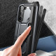 Juodas dėklas Samsung Galaxy Z Fold 5 telefonui "Supcase IBLSN Armorbox"