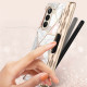 Dėklas su marmuro efektu Samsung Galaxy Z Fold 5 telefonui "Supcase Cosmo Pen"